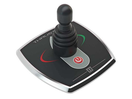 Vetus Aluminum Bow Thruster Panel Square joystick control panel for bow and stern thrusters.
