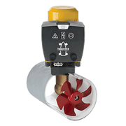 Vetus Bow Thruster 45Kgf 12v with red propeller and streamlined design for boats 7.5 to 11.5 metres.