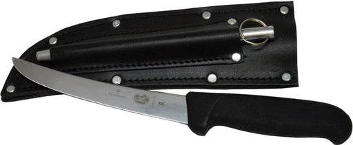 Victorinox Boning Set 5.6503.15 with Leather Sheath & Ring Steel - Action Outdoors Kiwi