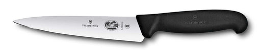 Victorinox Carving Knife 5.2003.15cm Black Handle with ergonomic non-slip handle and stainless steel blade.