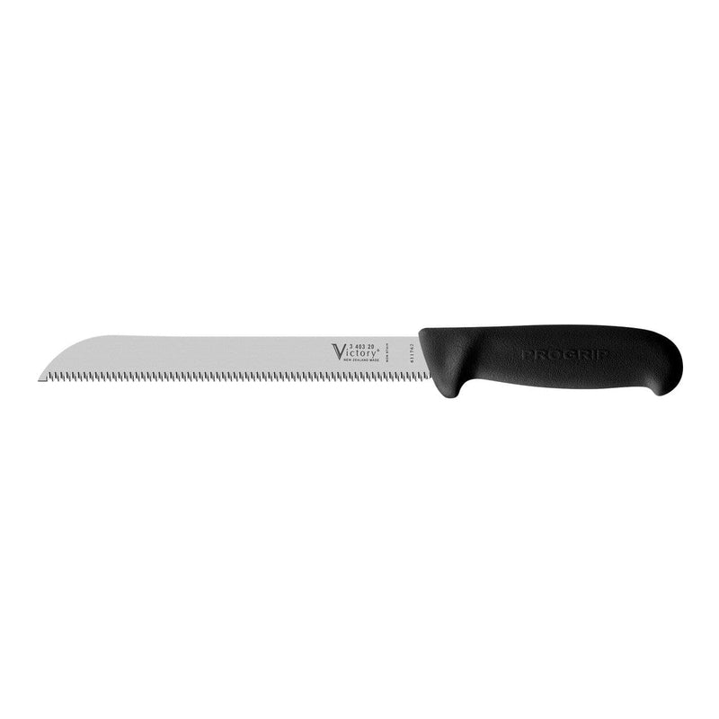 Progrip black bread pastry knife