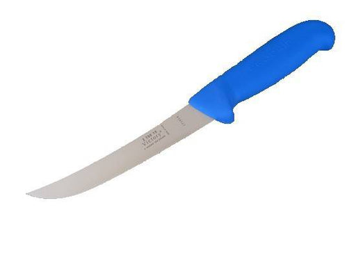 Curved Boning Knife Progrip 15cm 2-700-15-200B with durable blue handle and stainless steel blade.
