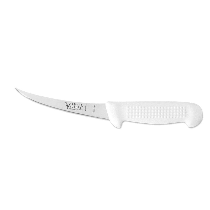 Superflex Narrow Curved Boning Knife 13Cm 5-722-13-115 with stainless steel blade and ergonomic handle.
