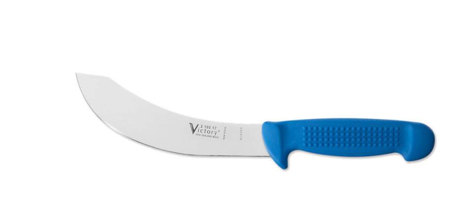 Victory Skinning Knife 17cm - Blue Handle - Action Outdoors Kiwi