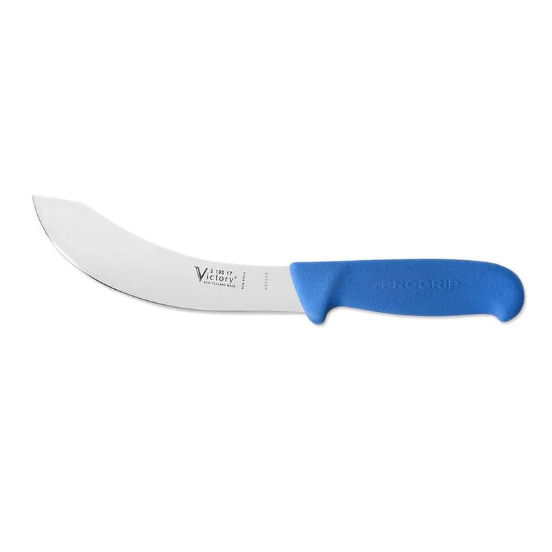 Victory Skinning Knife 17cm - Blue Progrip 2-100-17-200B by Victory Knives