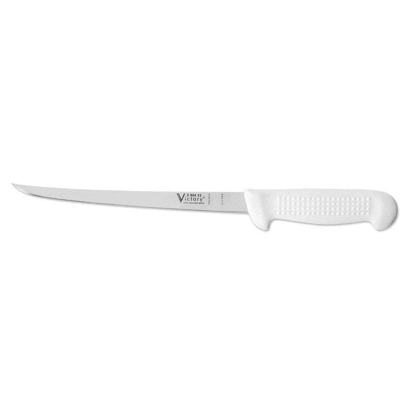 Victory Knives Fish Knives Stainless Steel Narrow Fillet Knife 22cm S/S Narrow Filleting Knife 22cm Victory Knives NZ Made