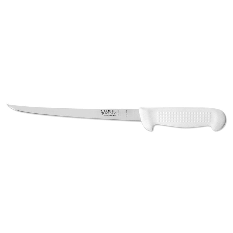 Narrow Filleting Knife 22Cm from Victory, designed for precision with its premium-quality stainless steel blade.