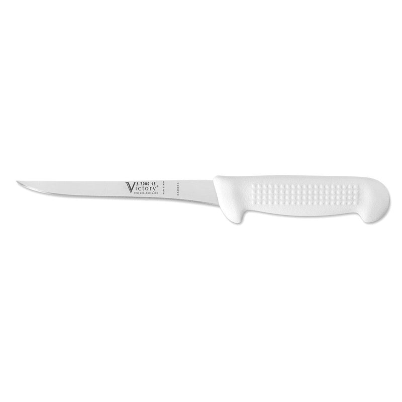 Victory Knives Fish Knives Stainless Steel SuperFlex NARROW STRAIGHT BONING KNIFE 15cm 5-7000-15cm