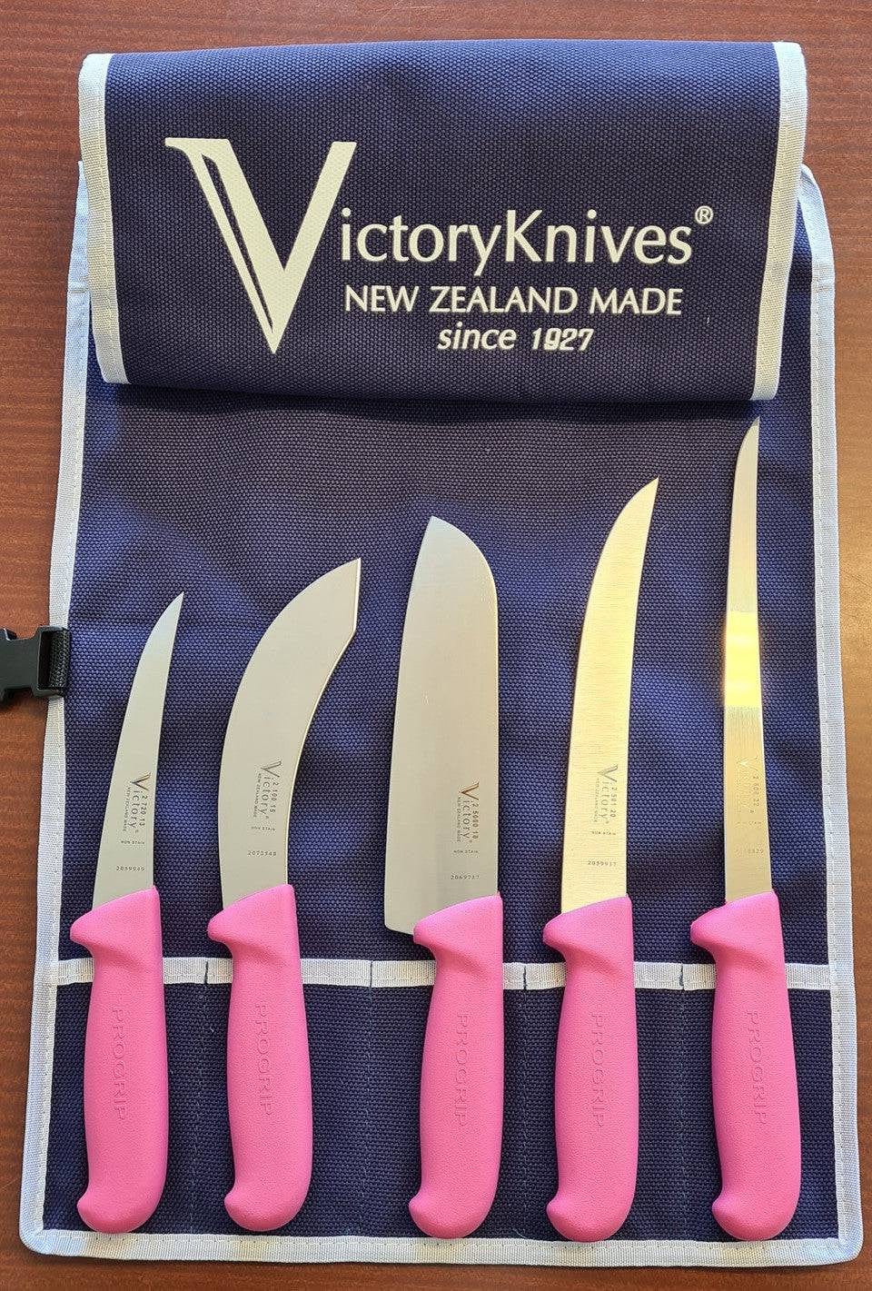 Victory Knives General 5 PIECE / CANVAS Victory Pink Set