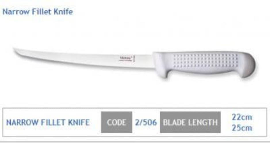 Victory Knives Knives Narrow Fillet Knife 17cm S/S