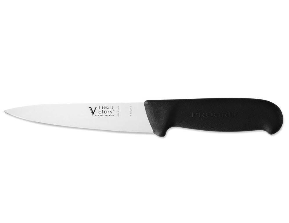 Victory Chefs Utility Knife 15cm Black - Action Outdoors Kiwi