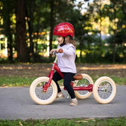 Red Vintage Balance Bike & Trike – Trybike | Balance Bike NZ by Curious Moonbeam