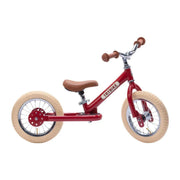 Red Vintage Balance Bike & Trike – Trybike | Balance Bike NZ by Curious Moonbeam