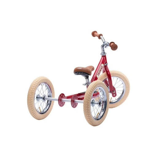 Red Vintage Balance Bike & Trike – Trybike | Balance Bike NZ by Curious Moonbeam