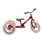 Red Vintage Balance Bike & Trike – Trybike | Balance Bike NZ by Curious Moonbeam