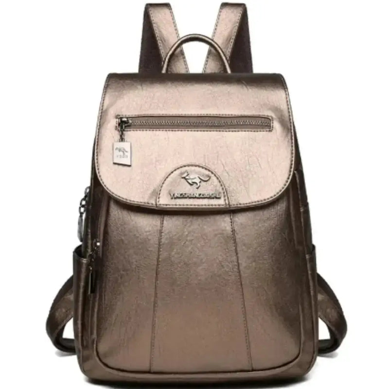 Vintage Soft Leather Backpack for Women by Habicare