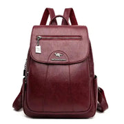 Vintage Soft Leather Backpack for Women by Habicare