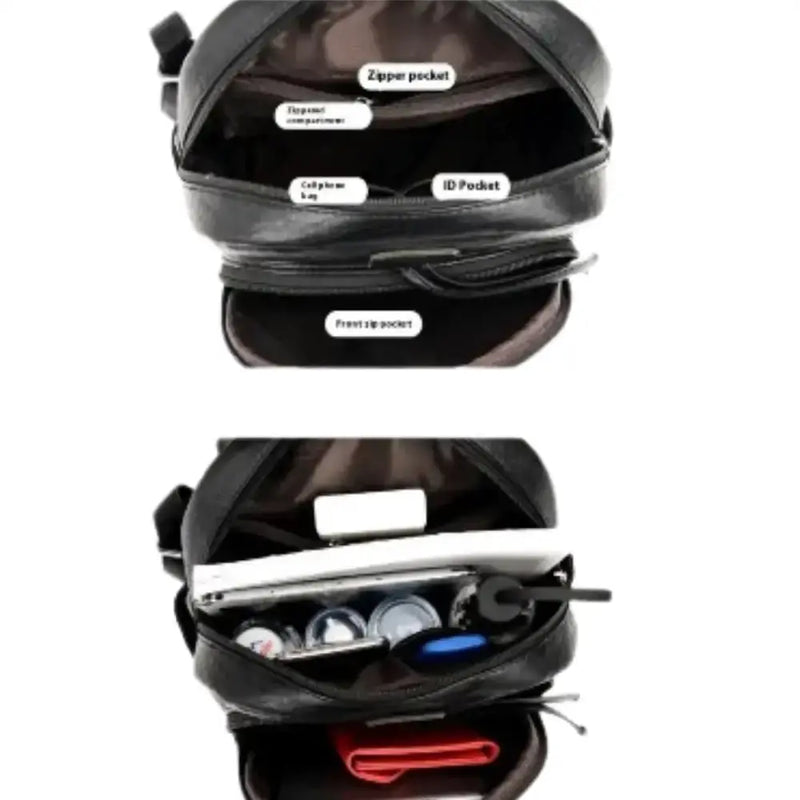 Vintage Soft Leather Backpack for Women by Habicare