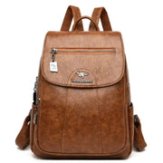 Vintage Soft Leather Backpack for Women by Habicare
