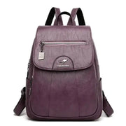 Vintage Soft Leather Backpack for Women by Habicare