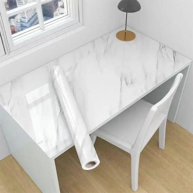 Vinyl Marble Wallpaper – Waterproof (8 designs available) by Habicare