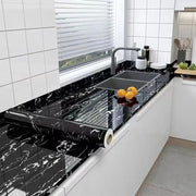 Vinyl Marble Wallpaper – Waterproof (8 designs available) by Habicare
