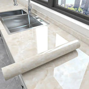 Vinyl Marble Wallpaper – Waterproof (8 designs available) by Habicare