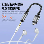 techplus Vipfan Lightning to 3.5mm Audio Jack Adaptor Vipfan Lightning 3.5mm Audio Adapter iPhone and iPad
