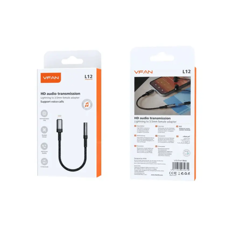 Vipfan Lightning to 3.5mm Audio Jack Adaptor by techplus