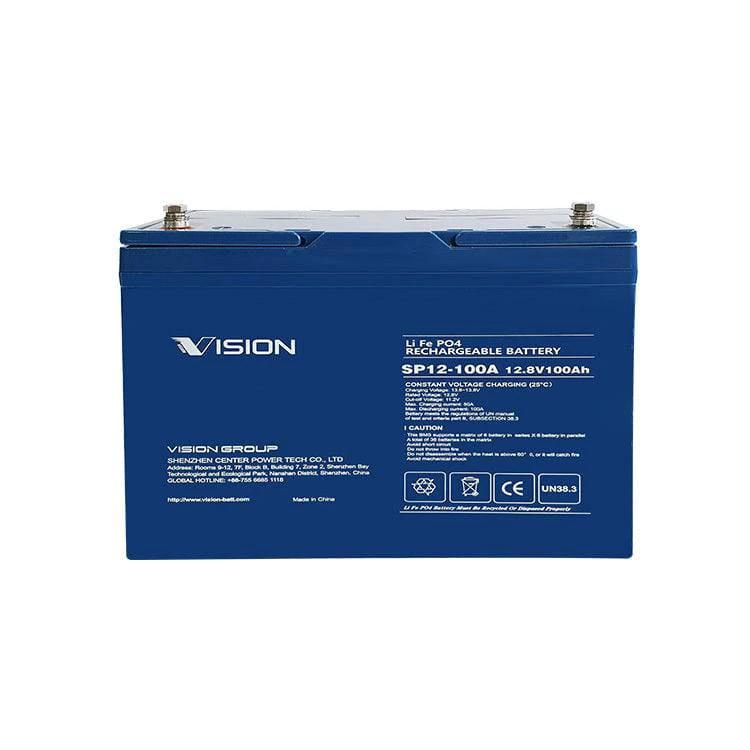 Vision LifePO4 12V 100AH Lithium Battery - lightweight and maintenance-free for various applications.