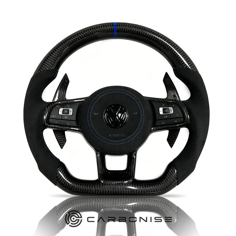 Volkswagen Golf Steering Wheel (Carbon Fiber+Alcantara) #01 by CARBONISE