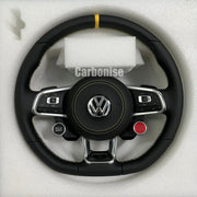 Volkswagen Golf Steering Wheel (Smooth Leather) #03 by CARBONISE