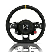 Volkswagen Golf Steering Wheel (Smooth Leather) #03 by CARBONISE