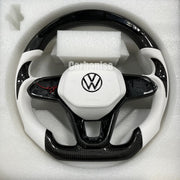 Volkswagen Golf Steering Wheel (Carbon Fiber+Smooth Leather) #07 by CARBONISE