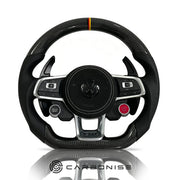Volkswagen Golf Steering Wheel (Carbon Fiber+Perforated Leather) #08 by CARBONISE