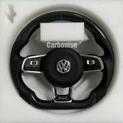 Volkswagen Golf Steering Wheel (Carbon Fiber+Perforated Leather) #10 by CARBONISE