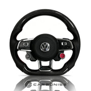 Volkswagen Golf Steering Wheel (Carbon Fiber+Perforated Leather) #11 by CARBONISE
