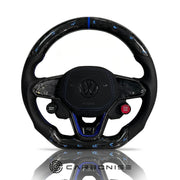 Volkswagen Golf Steering Wheel (Forged Carbon Fiber+Perforated Leather) #15 by CARBONISE