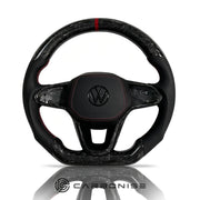 Volkswagen Golf Steering Wheel (Forged Carbon Fiber+Perforated Leather) #18 by CARBONISE