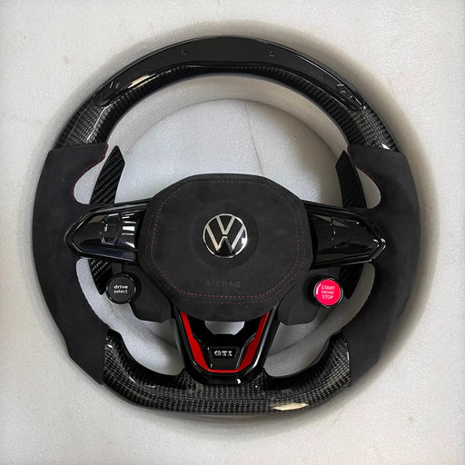 Volkswagen Golf Steering Wheel (Carbon Fiber+Alcantara) #20 by CARBONISE