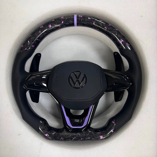 Volkswagen Golf Steering Wheel (Forged Carbon Fiber+Perforated Leather) #21 by CARBONISE