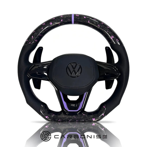 Volkswagen Golf Steering Wheel (Forged Carbon Fiber+Perforated Leather) #21 by CARBONISE