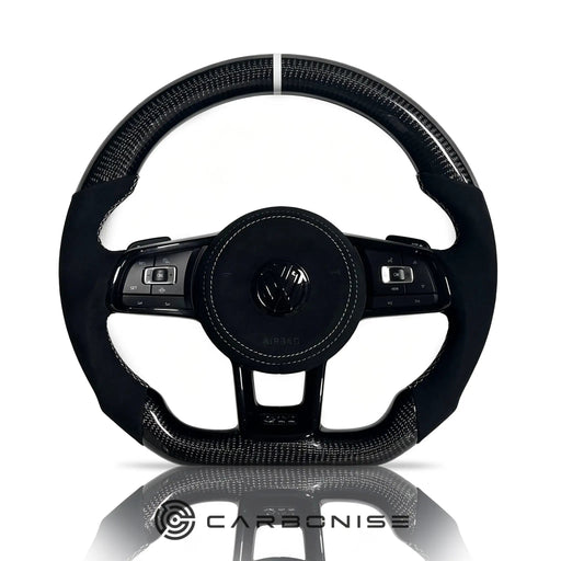 Volkswagen Golf Steering Wheel (Carbon Fiber+Alcantara) #22 by CARBONISE