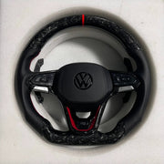 Volkswagen Golf Steering Wheel (Forged Carbon Fiber+Alcantara) #23 by CARBONISE