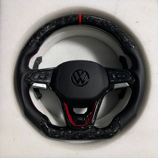 Volkswagen Golf Steering Wheel (Forged Carbon Fiber+Alcantara) #23 by CARBONISE