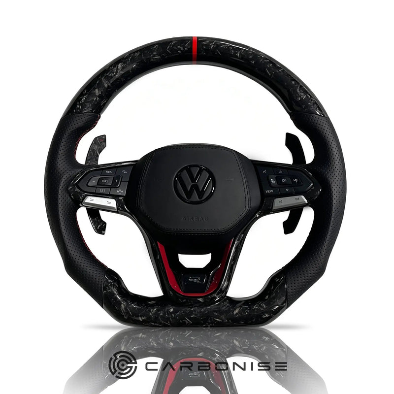 Volkswagen Golf Steering Wheel (Forged Carbon Fiber+Alcantara) #23 by CARBONISE