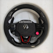 Volkswagen Golf Steering Wheel (Carbon Fiber+Alcantara) #24 by CARBONISE