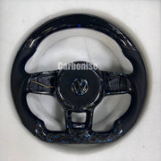 Volkswagen Golf Steering Wheel (Forged Carbon Fiber+Perforated Leather) #25 by CARBONISE