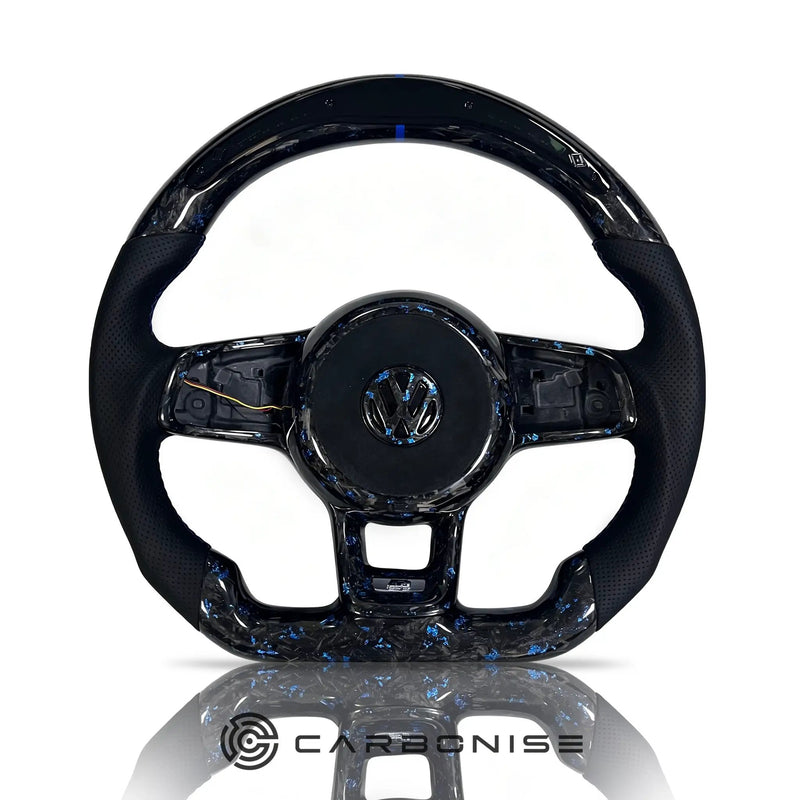 Volkswagen Golf Steering Wheel (Forged Carbon Fiber+Perforated Leather) #25 by CARBONISE