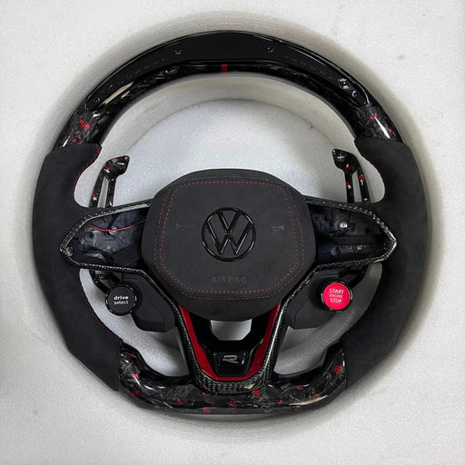 Volkswagen Golf Steering Wheel (Forged Carbon Fiber+Alcantara) #28 by CARBONISE